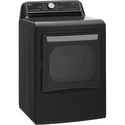 LG DLEX7900BE Electric Dryer - 7.30 ftÃƒâ€šÃ‚Â³ - Front Loading - Vented - 12 Modes - Steam Function - Black Steel - Energy Star