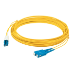 AddOn 9m LC to USC OS1 Yellow Patch Cable - Patch cable - SC/UPC single-mode (M) to LC/UPC single-mode (M) - 9 m - fiber optic - duplex - 9 / 125 micron - OS1 - halogen-free - yellow