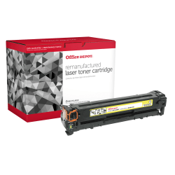 Office Depot Brand Remanufactured Yellow Toner Cartridge Replacement For HP 125A, CB542A, OD1215Y