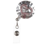 ID Avenue Fashion Badge Reel, 32in, Hammered Heart