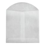 LUX Open-End Envelopes, 3 3/4in x 4 3/4in, Flap Closure, Glassine, Pack Of 10