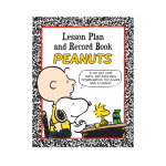 Eureka 40-Week Lesson Plan And Record Books, 8 1/2in x 11in, Peanuts, Pack Of 2