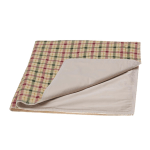 Medline Triumphant Reusable Underpads, 34in x 36in, Tan Plaid, Case Of 12