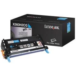 Lexmark X560H2CG High-Yield Cyan Toner Cartridge