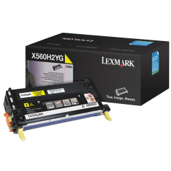 Lexmark X560H2YG High-Yield Yellow Toner Cartridge