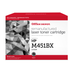 Office Depot Brand Remanufactured High-Yield Black Toner Cartridge Replacement For HP M451BX, CE410X