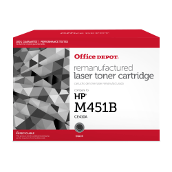 Office Depot Brand Remanufactured Black Toner Cartridge Replacement For HP M451B