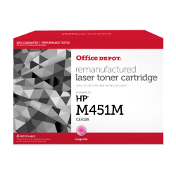 Office Depot Brand Remanufactured Magenta Toner Cartridge Replacement For HP M451M