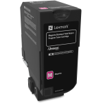 Lexmark 74C1SM0 Magenta Return Program Toner Cartridge