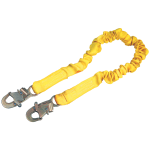 ShockWave2 Shock Absorbing Lanyard, 6 1/4 in, Self-Locking Snap, 1 Leg