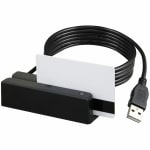 Uniform Industrial MSR213U - Magnetic card reader (Tracks 1, 2 & 3) - USB - black