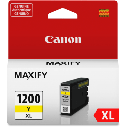 Canon PGI-1200XL High-Yield Yellow Ink Tank, 9198B001