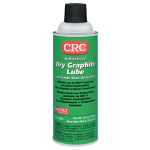 CRC Dry Graphite Lube, 10 Oz Aerosol Can, Black, Pack Of 12 Cans