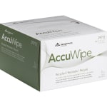 Pacific Blue Basic AccuWipe - Cleaning wipes - small - disposable - paper - 280 sheets - white - pack of 60