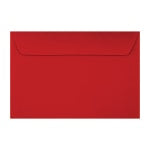 LUX Booklet 6in x 9in Envelopes, Peel & Press Closure, Holiday Red, Pack Of 50