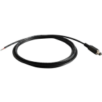 C2G Plenum Rated DC Power Cord - Power cable - bare wire to DC jack 5.5 mm (M) - 6 ft - plenum - black