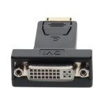 AddOn DisplayPort to DVI-I Adapter - DisplayPort adapter - DisplayPort (M) to DVI-I (F) - black