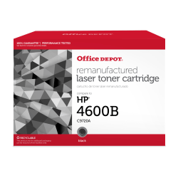 Office Depot Brand Remanufactured Black Toner Cartridge Replacement For HP 641A, C9720A