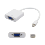 AddOn 8in Mini-DP to VGA Adapter Cable - Display adapter - Mini DisplayPort (M) to HD-15 (VGA) (F) - 7.9 in - white