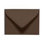 LUX Mini Envelopes, #17, Gummed Seal, Chocolate Brown, Pack Of 1,000