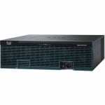 Cisco 3945E Integrated Services Router - 4 Ports - PoE Ports - Management Port - 13 - 1 GB - Gigabit Ethernet - 3U - Rack-mountable