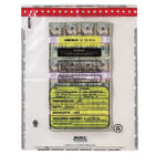 MMF Industries Tamper-Evident Bundle Bags, 20in x 20in, Clear, 8-Bundle Capacity