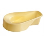 Medline Pontoon Bedpans, 1.77 Qt, Gold, Pack Of 20