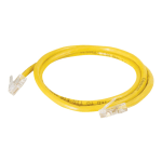 C2G Cat5e Non-Booted Unshielded (UTP) Network Patch Cable - Patch cable - RJ-45 (M) to RJ-45 (M) - 35 ft - CAT 5e - stranded - yellow