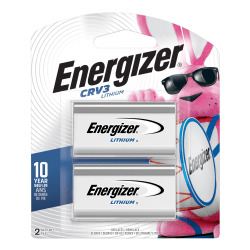 Energizer CRV 3-Volt Photo Lithium Batteries, Pack Of 2