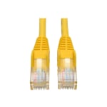 Eaton Tripp Lite Series Cat5e 350 MHz Snagless Molded (UTP) Ethernet Cable (RJ45 M/M), PoE - Yellow, 5 ft. (1.52 m) - Patch cable - RJ-45 (M) to RJ-45 (M) - 5 ft - UTP - CAT 5e - molded, snagless, stranded - yellow