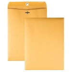 Quality Park Clasp Envelopes, 9in x 12in, Brown, Box Of 250