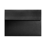 LUX Invitation Envelopes, A2, Gummed Seal, Black Satin, Pack Of 500