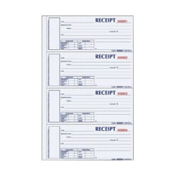 Rediform Money Receipt Collection Forms - 100 Sheet(s) - 2 PartCarbonless Copy - 7in x 2 3/4in Sheet Size - Assorted Sheet(s) - Black Print Color - 1 Each