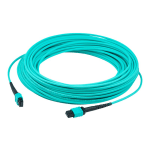 AddOn 30m MPO OM4 Aqua Patch Cable - Patch cable - MPO multi-mode (M) to MPO multi-mode (M) - 30 m - fiber optic - simplex - 50 / 125 micron - OM4 - halogen-free - aqua