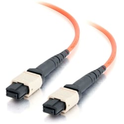 C2G 50m MTP 50/125 OM2 Multimode PVC Fiber Optic Cable - Orange - Network cable - MTP multi-mode (F) to MTP multi-mode (F) - 50 m - fiber optic - 50 / 125 micron - OM2 - orange