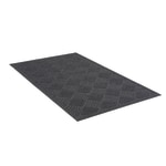 Apache Mills Crosshatch Heavy-Duty Mat, 36in x 60in, Charcoal