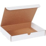 Partners Brand White Literature Mailers, 12 1/8in x 9 1/4in x 2in, Pack Of 50