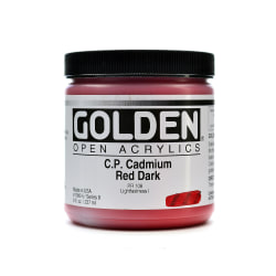 Golden OPEN Acrylic Paint, 5 Oz Tube, Indian Yellow Hue