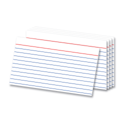 Oxford Index Cards, Blank, 5in x 8in, White, Pack Of 100