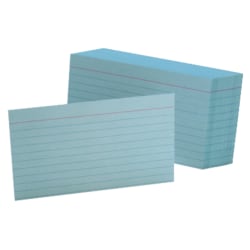 OfficeMax Spiral Ruled Index Cards, 4in x 6in, White, Box Of 50