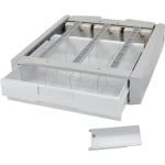 Ergotron SV Supplemental Storage Drawer, Single - Gray, White