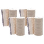 Medline Non-Sterile Matrix Elastic Bandages, 6in x 5 Yd., White/Beige, 4 Bandages Per Box, Case Of 5 Boxes