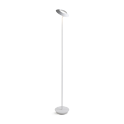 Koncept Royyo LED Floor Lamp, 45-1/2inH, Matte White Base/Matte White Shade