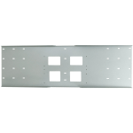 Peerless 24in Triple Stud Wall Plate - Steel - 200 lb