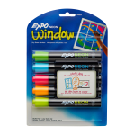 EXPO Neon Dry-Erase Markers, Assorted, Pack Of 5