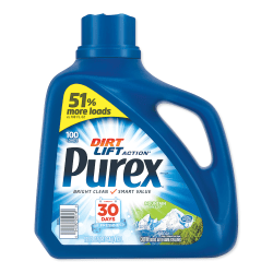 Purex Ultra Concentrated Laundry Detergent, Mountain Breeze Scent, 150 Oz Bottle, Case Of 4