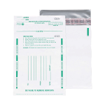 Quality Park Night Deposit Bags, 10in x 13in, White, Pack Of 100