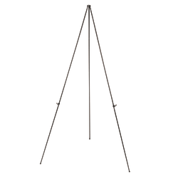 MasterVision Instant Display Easel, Light Duty, 15in to 63in High, Steel, Black