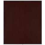 Anji Mountain Trifold Bamboo Chair Mat, Rectangular, 42in x 48in, Dark Cherry