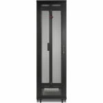 APC by Schneider Electric Netshelter SV Rack Cabinet - 42U Rack Height x 19in Rack Width - Black - 1014 lb Dynamic/Rolling Weight Capacity - 2205 lb Static/Stationary Weight Capacity